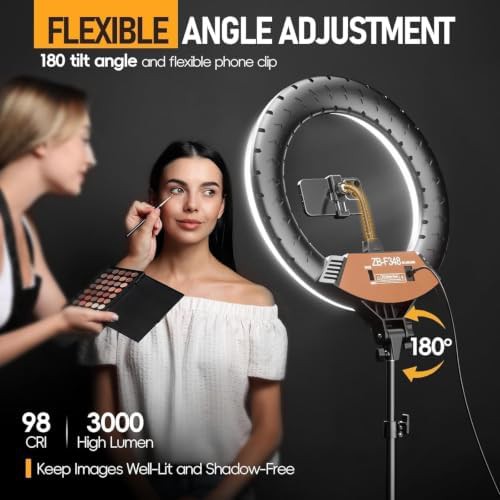 Large 18 in photography ring light kit — photo 3