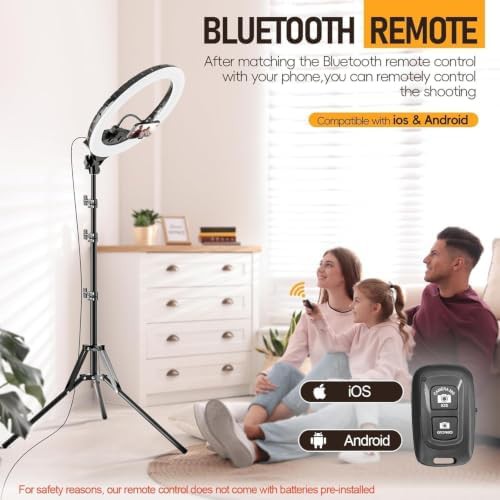 Large 18 in photography ring light kit — photo 5