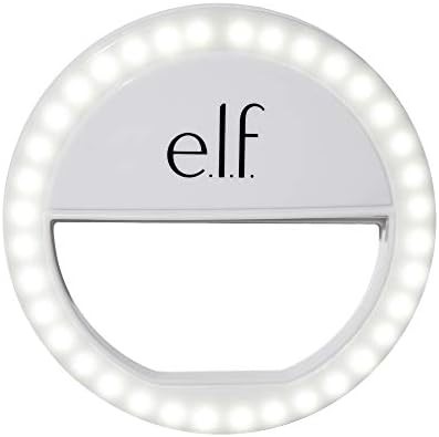 Portable clip on selfie ring light