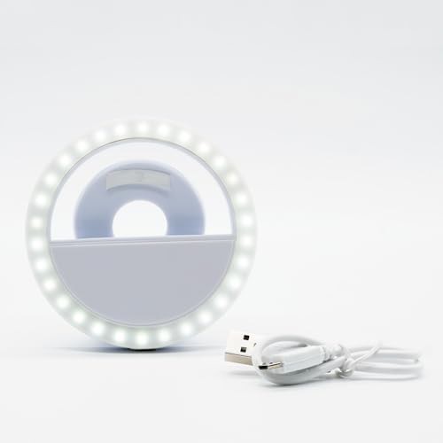Clip on rechargeable phone ring light — photo 3