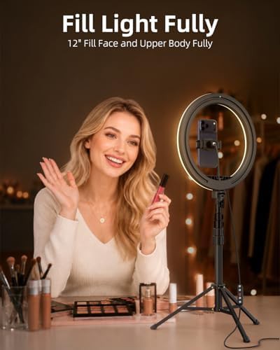 Twelve inch ring light with remote — photo 5