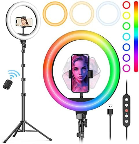 Ten inch circle light with 38 color modes