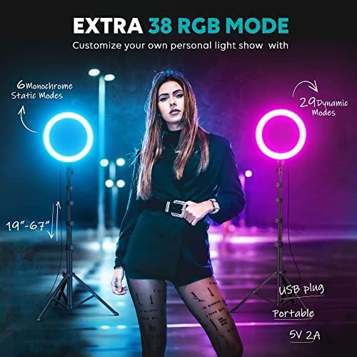 Ten inch circle light with 38 color modes — photo 5