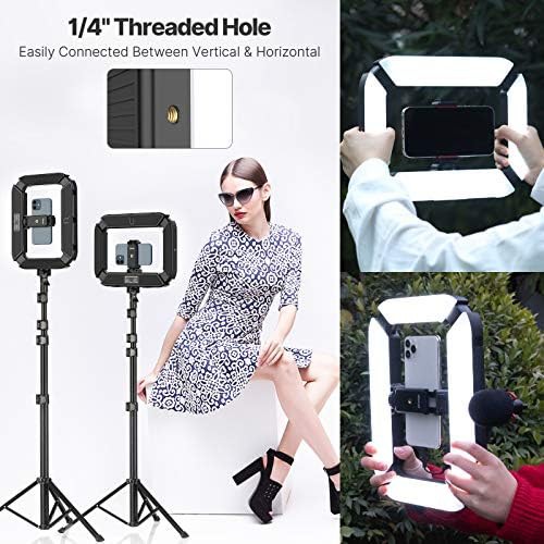 Handheld smartphone video rig with ring light — photo 4