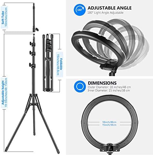 18 inch rgb ring light with 9 scene effects — photo 3