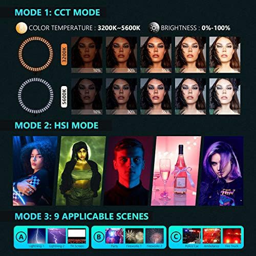18 inch rgb ring light with 9 scene effects — photo 4