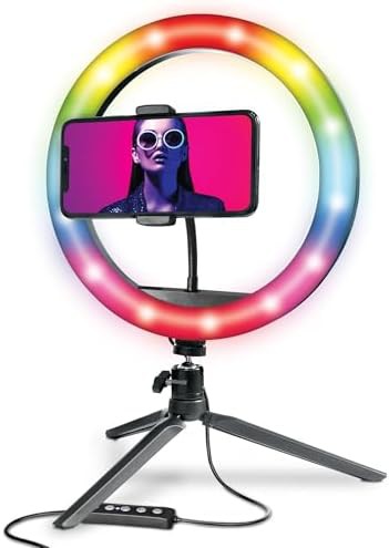 Desktop RGB selfie ring light kit