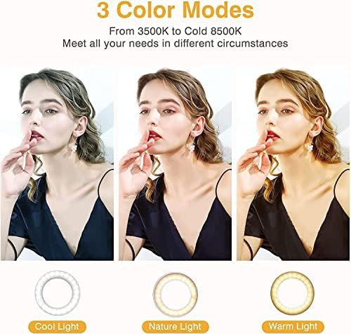 Rechargeable clip on selfie light for phones — photo 3
