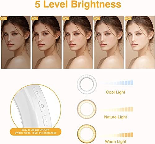 Rechargeable clip on selfie light for phones — photo 4