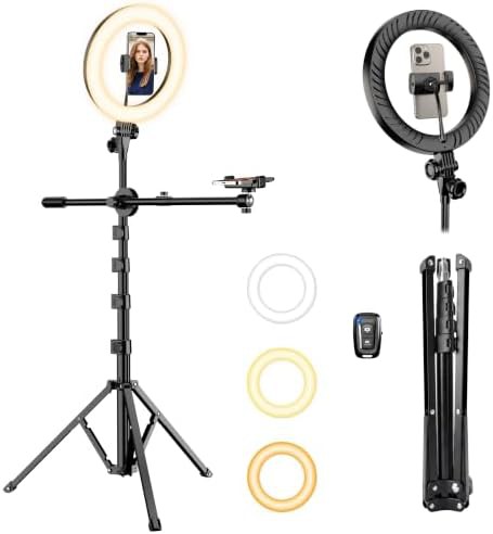 Overhead tripod stand with telescopic arms