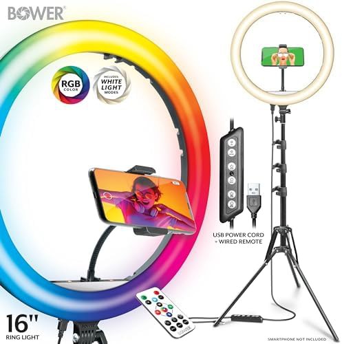 Sixteen inch RGB ring light stand — photo 4