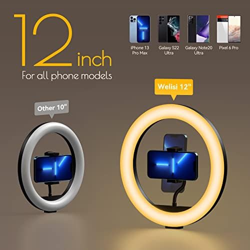 Twelve inch dimmable RGB light and selfie stick — photo 3