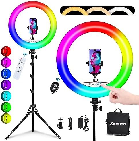 Large eighteen inch RGB halo light