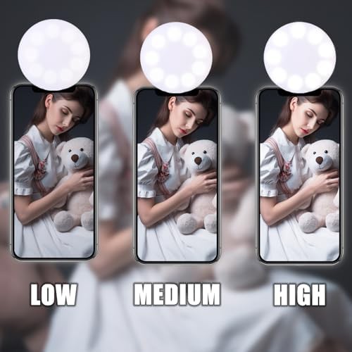 White rechargeable pocket clip light — photo 4