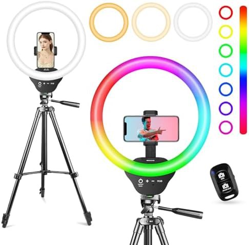 Photography ring light with wireless remote