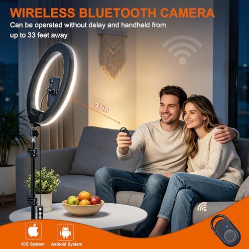 Ten inch RGB ring light with adjustable stand — photo 4