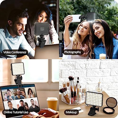 Black rechargeable laptop clip light — photo 4