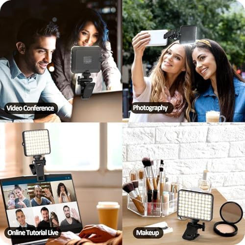 White rechargeable tablet clip light — photo 4
