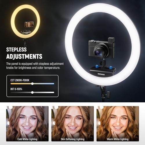 Professional 18 in ring light with tripod — photo 3