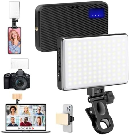 168 led rechargeable portable phone light