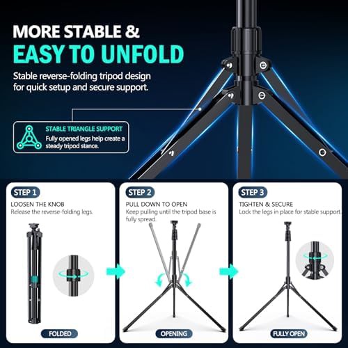 Fourteen inch foldable ring light with tripod — photo 4
