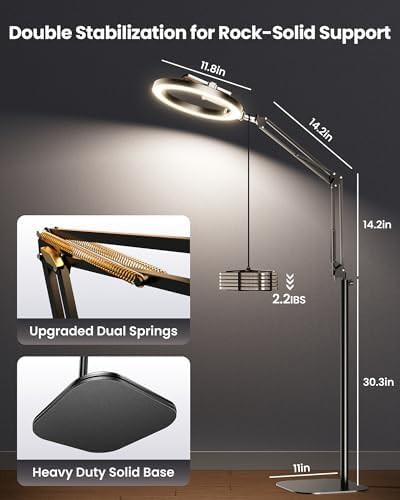 Tall tripod overhead ring light — photo 4