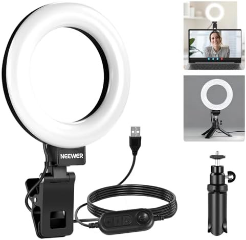 Basic 5 inch clip on ring light