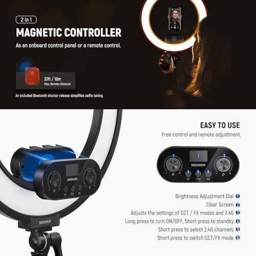 Edge lit 18 in desk ring light kit — photo 5
