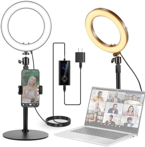 High power 8 in circle desk light