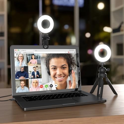 Ring light with tripod and clamp
