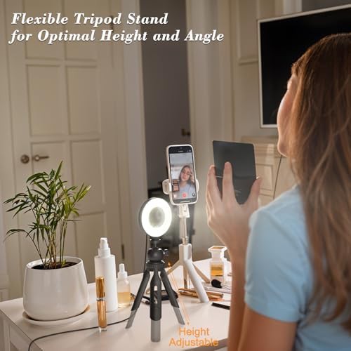 Ring light with tripod and clamp — photo 4