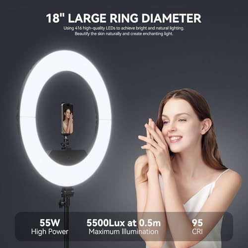 Black eighteen inch dimmable LED light — photo 3