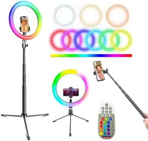 Ten inch RGB light with reflector stand