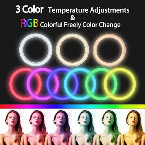 Ten inch RGB light with reflector stand — photo 3