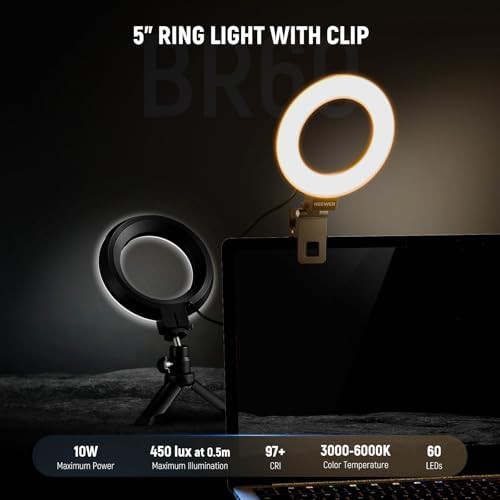 Two pack clip on 5 in ring lights — photo 3