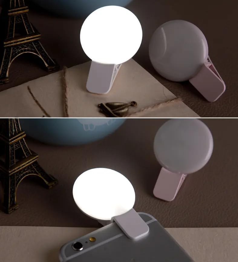Small white pocket size ring light — photo 5