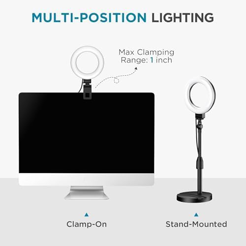 60 LED desk ring light for streaming — photo 3