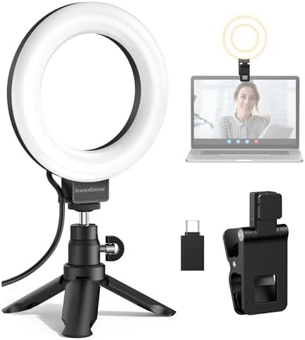 60 LED ring light for computer video calls