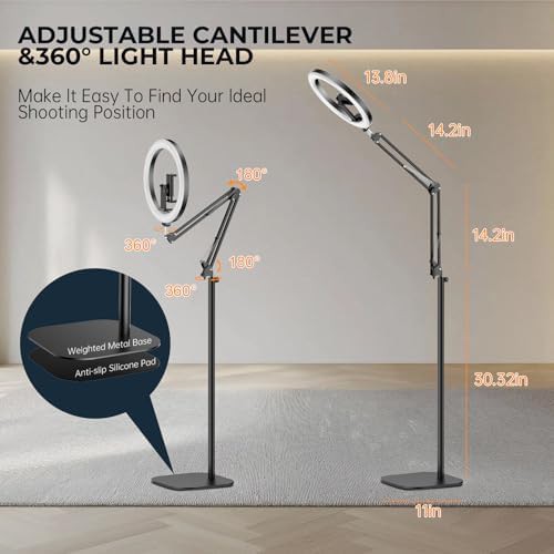 Tall tripod with overhead phone camera mount — photo 4