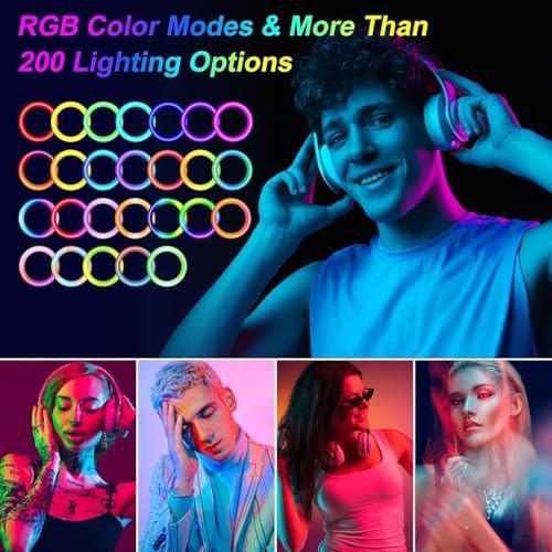 Ten inch RGB light with tripod stand — photo 3