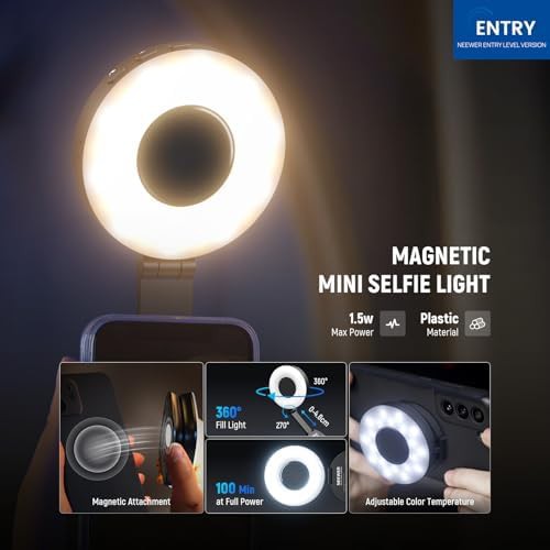 Entry level magnetic phone ring light — photo 3