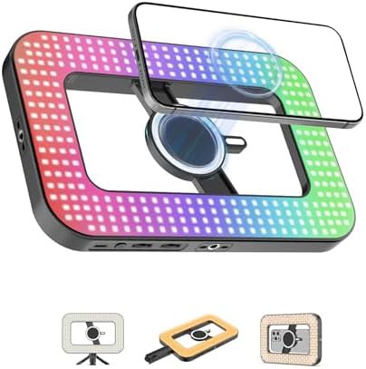 Magnetic RGB selfie ring light