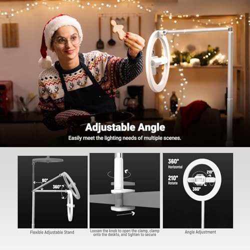 10 inch rechargeable selfie ring light — photo 5