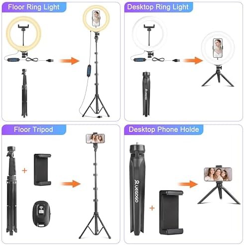 Tall tripod RGB ring light — photo 5