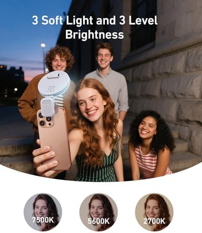 Clip on selfie light with mirror — photo 3
