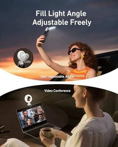 Clip on selfie light with mirror — photo 4