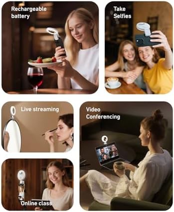 Clip on selfie light with mirror — photo 5