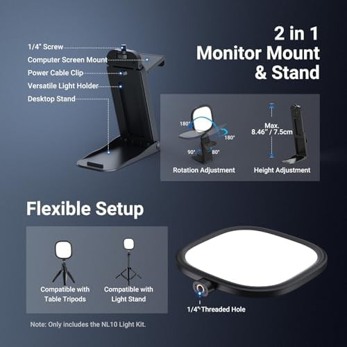 Neewer basics 5 inch edge lit monitor light — photo 5