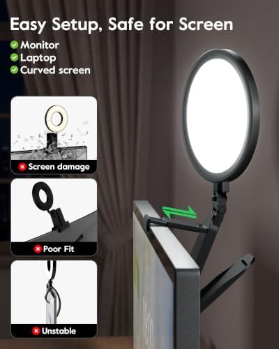 Eye care ring light for computer monitors — photo 4