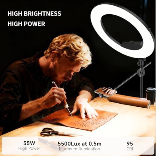 Eighteen inch light with dual phone holder — photo 3